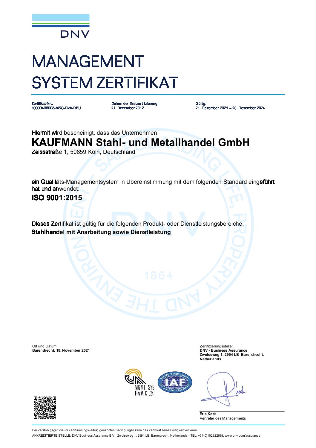 Kaufmann-Stahl_ISO-9001_2021-2024